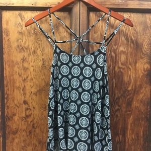 Black and white tank top